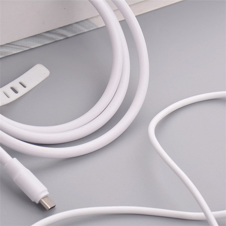 PINZUN  PX-10 1m 6A USB to Type-C Cable 6A Fast Charge Data Transmission Line for Huawei, Sony, Xiaomi