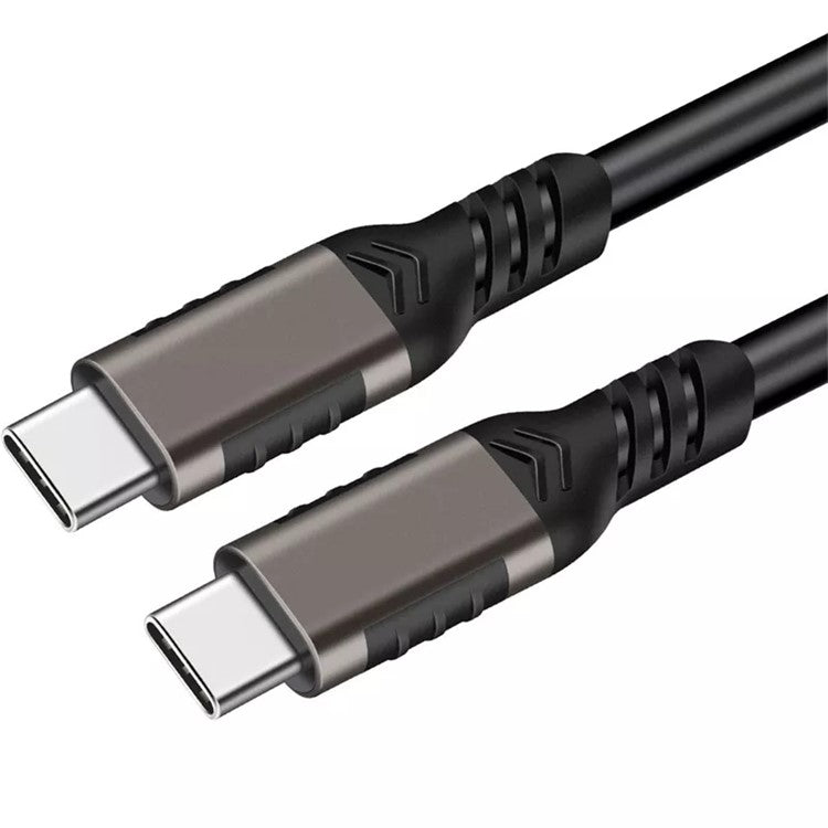 For iPhone 15 Series 2m For MacBook Tablet Phone PD 100W Type-C to Type-C Fast Charging Cable USB3.2 Gen2 4K / 60Hz 20Gbps Data Transmission Cable