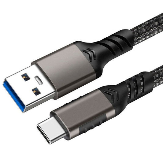 For iPhone 15 Series 2m 3A 60W QC 3.0 Fast Charging USB C Cable USB 3.2 10Gbps Cable USB to Type-C Cord SSD Hard Drive Connection Wire