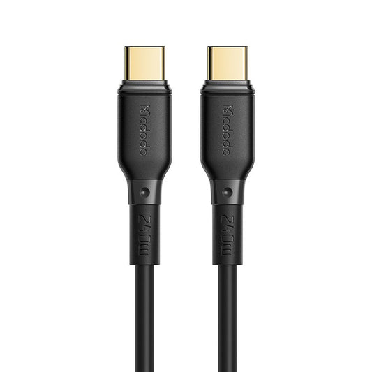 MCDODO CA-3311 MDD for iPhone 15 Series 2m Type-C to Type-C Cord PD 240W 5A Fast Charging Data Transmission Cable - Black