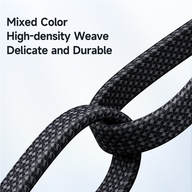 MCDODO CA-2791 MDD 1.8m Elbow Angled USB to Lightning 3A Fast Charging Cable Nylon Braided 480Mbps Data Transmission Cord - Black