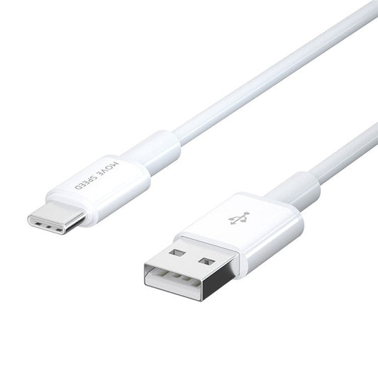 MOVE SPEED YSUCT03-C12W 6A USB to Type C Cable TPE 1.2m 66W Quick Charging Data Cord Cable - White