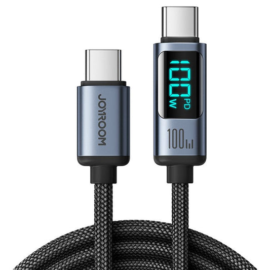 JOYROOM S-CC100A16 1.2m Prism Series for iPhone 16-15 Series Type-C to Type-C Digital Display Fast Charging Data Cable