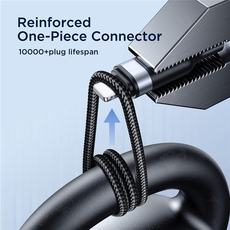 JOYROOM S-1T3018A18 1.2m Multi-use Series for iPhone 15 Series 3.5A Fast Charging 3-in-1 Lightning+Type-C+Micro Data Cable