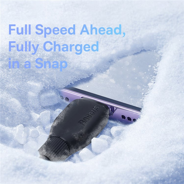 BASEUS Pudding Series USB to iP 2.4A Fast Charging Cable 2m 480Mbps Charging Data Cord - Black