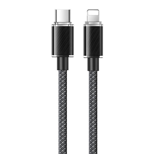 MCDODO CA-366 MDD 1.2m Type-C to Lightning Cable 480Mbps Data Transfer Cord 36W Fast Charging for Laptop, Cell Phone - Black