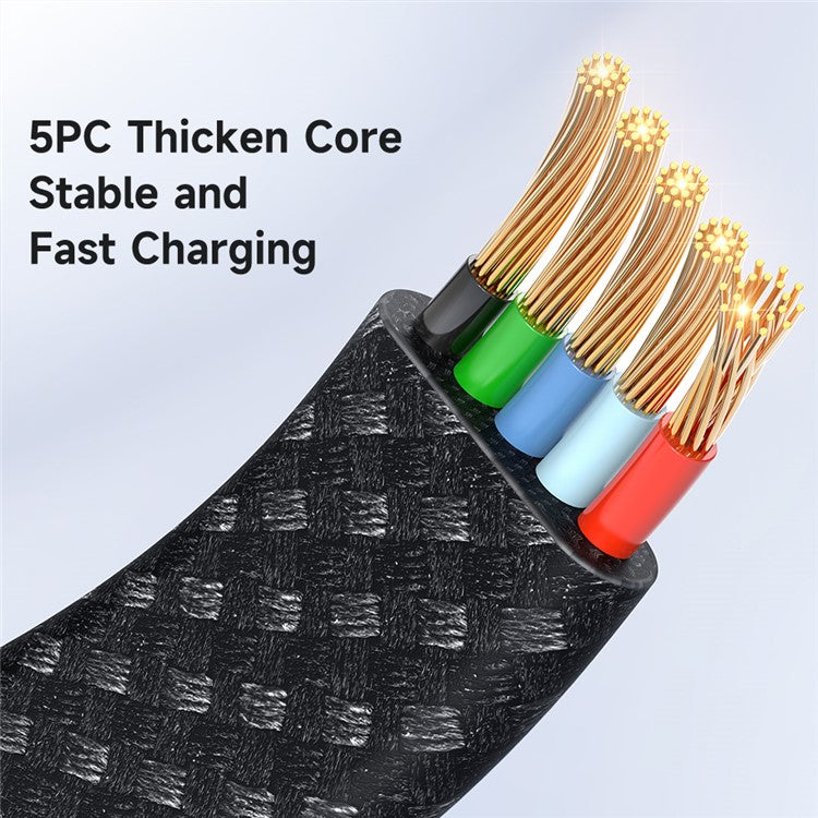 MCDODO CA-4960 Rhythm Series 1.2m PD 36W Fast Charging Type-C to Lightning Data Cable, Black