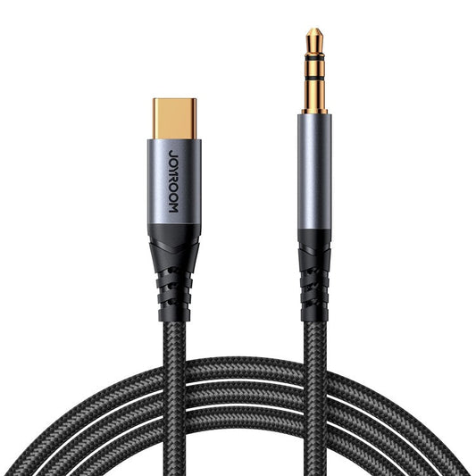 JOYROOM SY-A07 for iPhone 15 Series AUX Audio Cable Type-C to 3.5mm 1.2m Audio Adapter Hi-Fi Headphone Car Stereo Cord