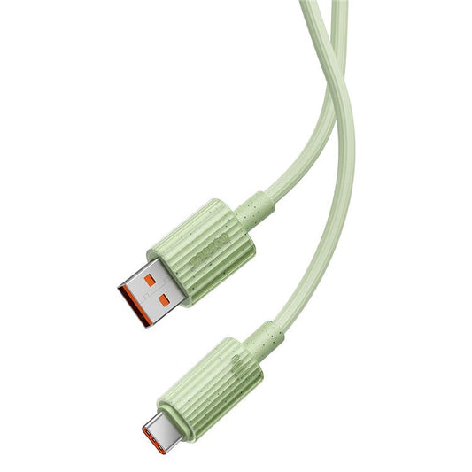BASEUS Habitat Series 2m USB to Type-C 100W Fast Charging Cord Biodegradable Data Cable - Green