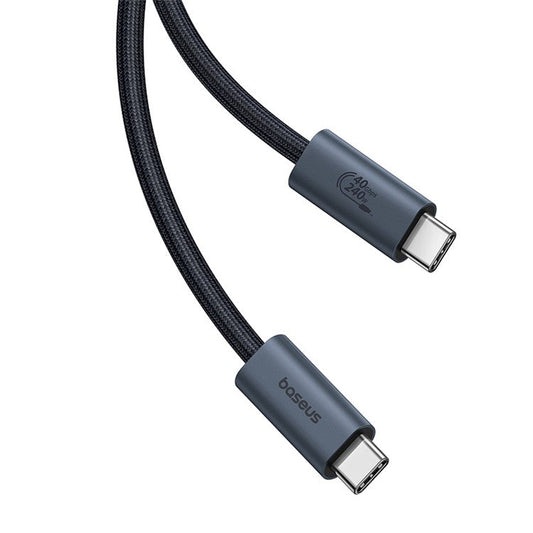 BASEUS CB000068 Flash Series 2 1m Type-C to Type-C Fast Charging Cable 240W 40Gbps Data Transfer Cord - Black