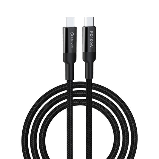 DEVIA EC309 Extreme Speed Series 1.5m 100W Fast Charging Cable Type-C Charger Cord