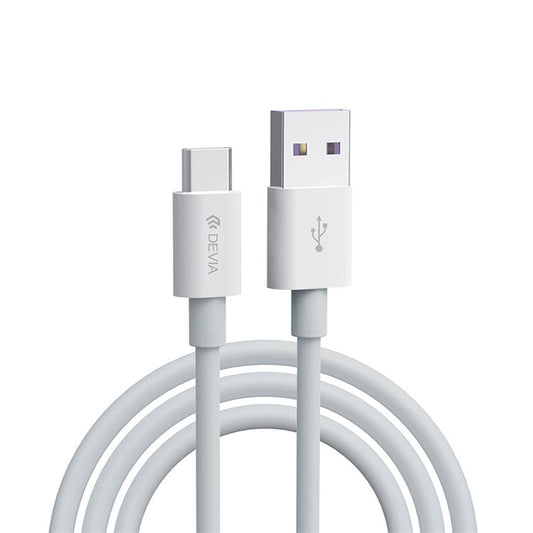 DEVIA Smart Series EC306 1.5m USB to Type-C 5A Fast Charging Data Cable TPE Cord Full Compatible