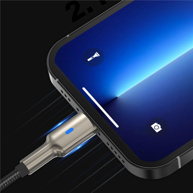 DEVIA Mars Series EC420 1.5m USB-A to Lightning 2.1A Phone Charging Cable Data Sync