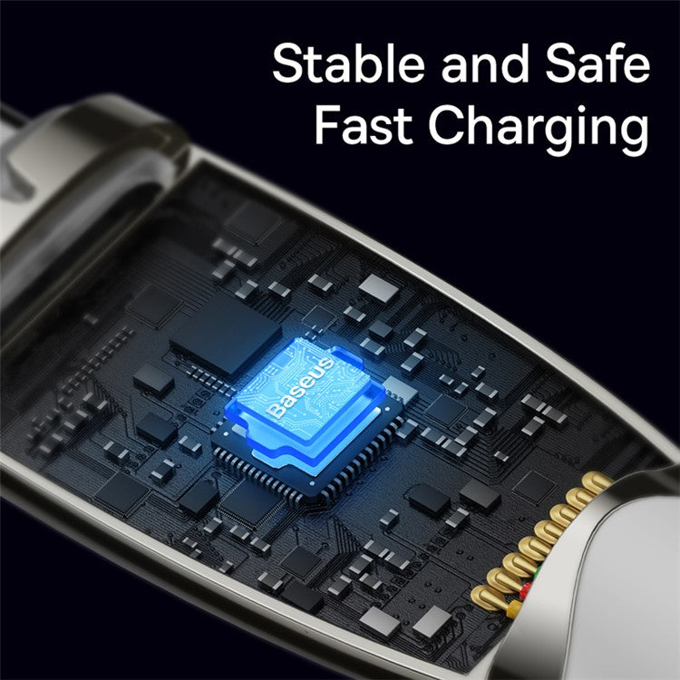 BASEUS Glimmer Series Type-C to Type-C Charging Cable 2m PD 100W Zinc Alloy Nylon Braided USB-C Charger Cable - White