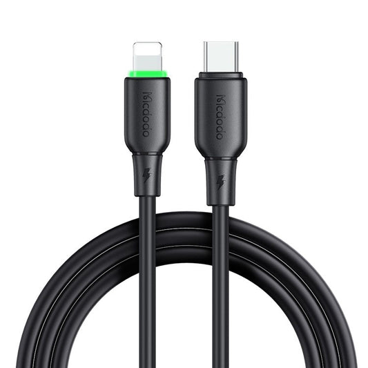 MCDODO Alpha Series CA-476 1.2m Type-C to Lightning Cable 36W 3A Fast Charging Cord - Black