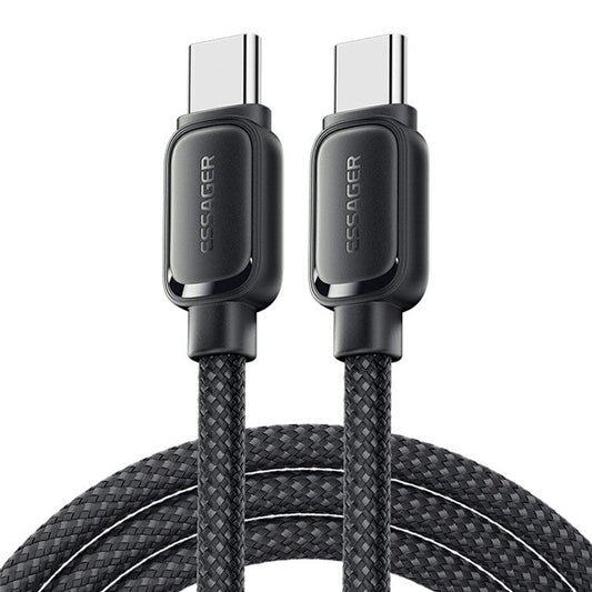 ESSAGER 1m Type-C to Type-C Cable 60W 480Mbps Data Cord Magnetic Storage Line