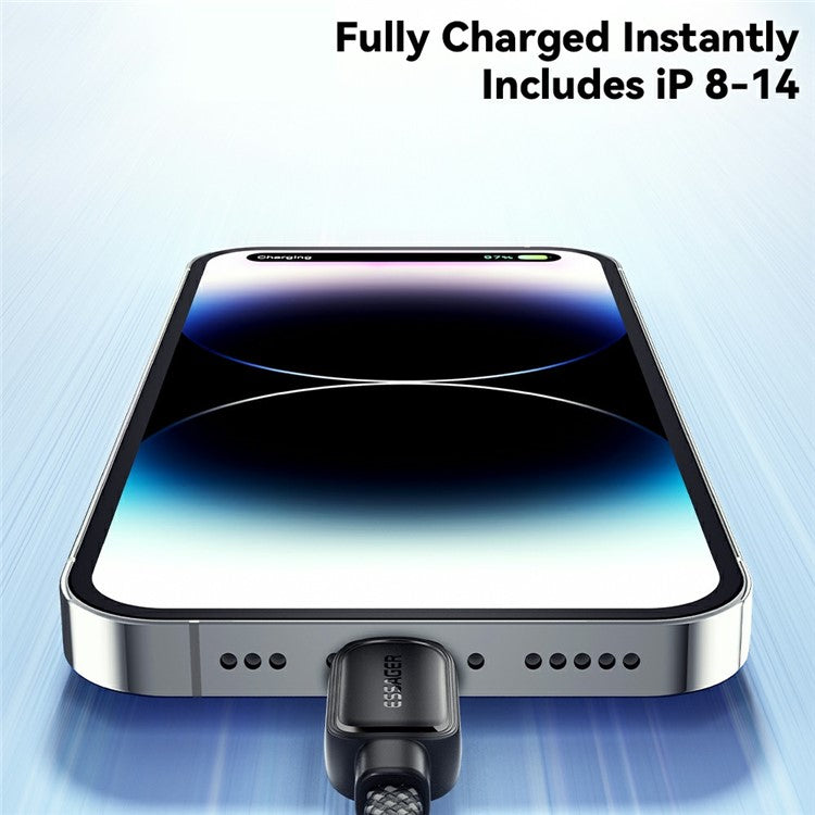 ESSAGER ES-X56 Type-C to Lightning 29W / 3A Fast Charging 480Mbps Magnetic Data Cable