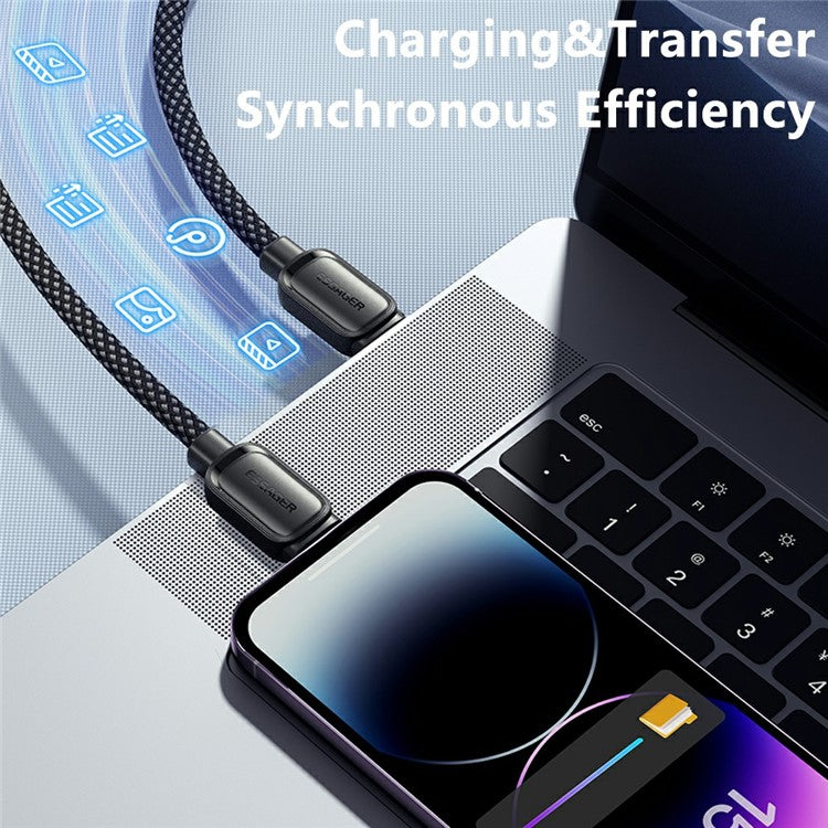 ESSAGER ES-X56 Type-C to Lightning 29W / 3A Fast Charging 480Mbps Magnetic Data Cable