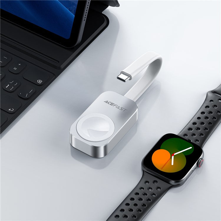 ACEFAST E21 Wireless Charger for iWatch 5W Magnetic Charging Pad Included with Type-C Cable