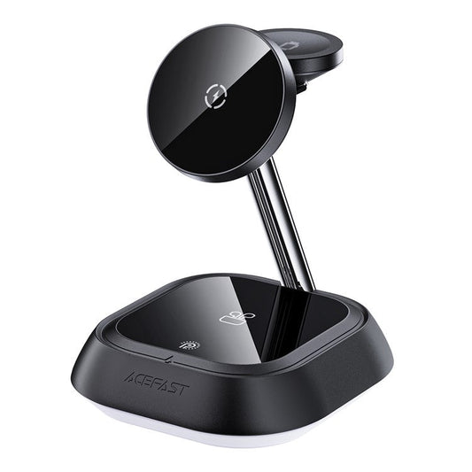 ACEFAST E16 3-in-1 Wireless Charger Desktop Charging Station with Atmosphere Light for Mobile Phone / Earphones / Smart Watch