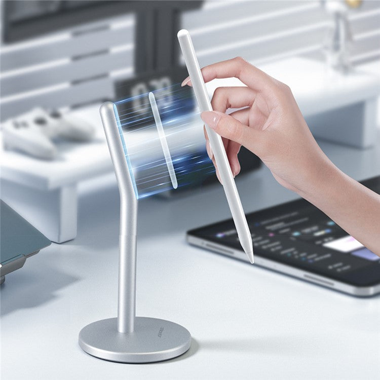 JOPREE X92 Aluminum Alloy Magnetic Stylus Stand Desktop Holder for Capacitive Pens Anti-Lost  /  Anti-Drop
