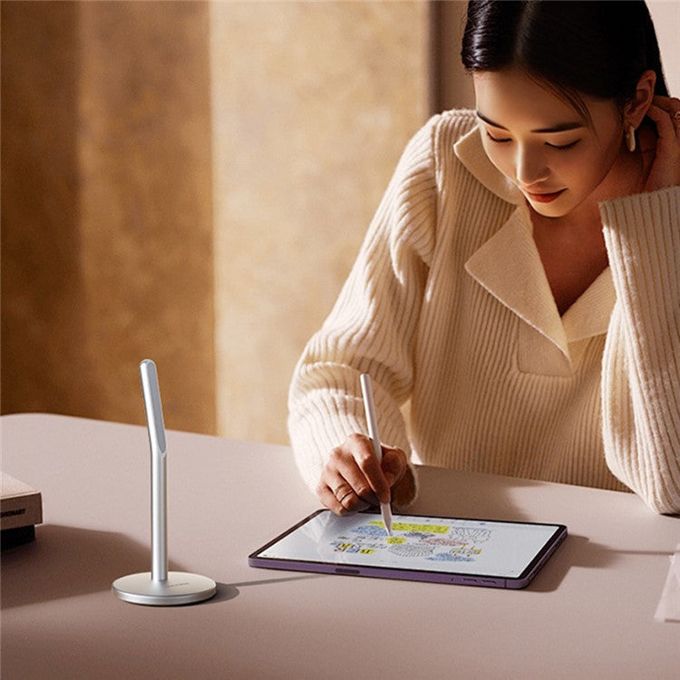 JOPREE X92 Aluminum Alloy Magnetic Stylus Stand Desktop Holder for Capacitive Pens Anti-Lost  /  Anti-Drop