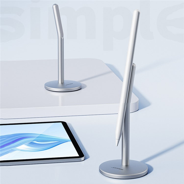 JOPREE X92 Aluminum Alloy Magnetic Stylus Stand Desktop Holder for Capacitive Pens Anti-Lost  /  Anti-Drop