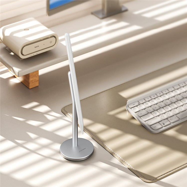 JOPREE X92 Aluminum Alloy Magnetic Stylus Stand Desktop Holder for Capacitive Pens Anti-Lost  /  Anti-Drop
