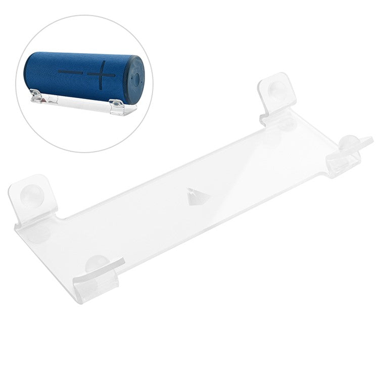 TXESIGN Acrylic Bluetooth Speaker Stand Holder Desk Display Stand Table Stand Holder for Cylindrical Speakers - Transparent