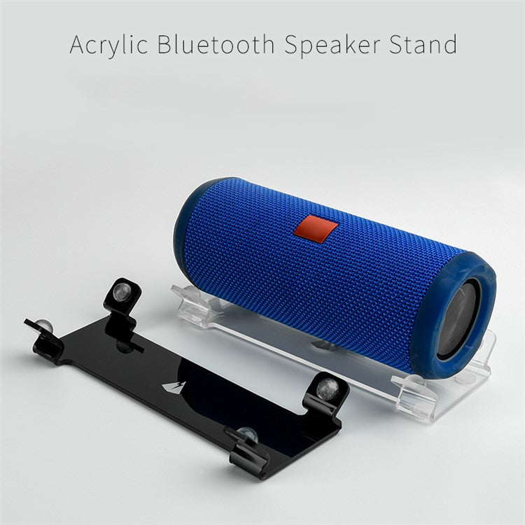 TXESIGN Acrylic Bluetooth Speaker Stand Holder Desk Display Stand Table Stand Holder for Cylindrical Speakers - Transparent