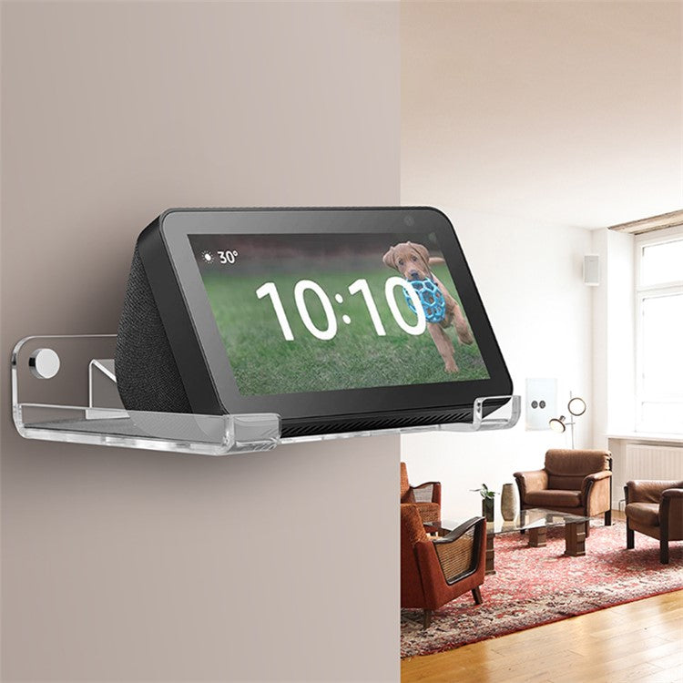 TXESIGN For Amazon Echo Show 5 5.5-inch Speaker Wall Mount Shelf Acrylic Holder Rack