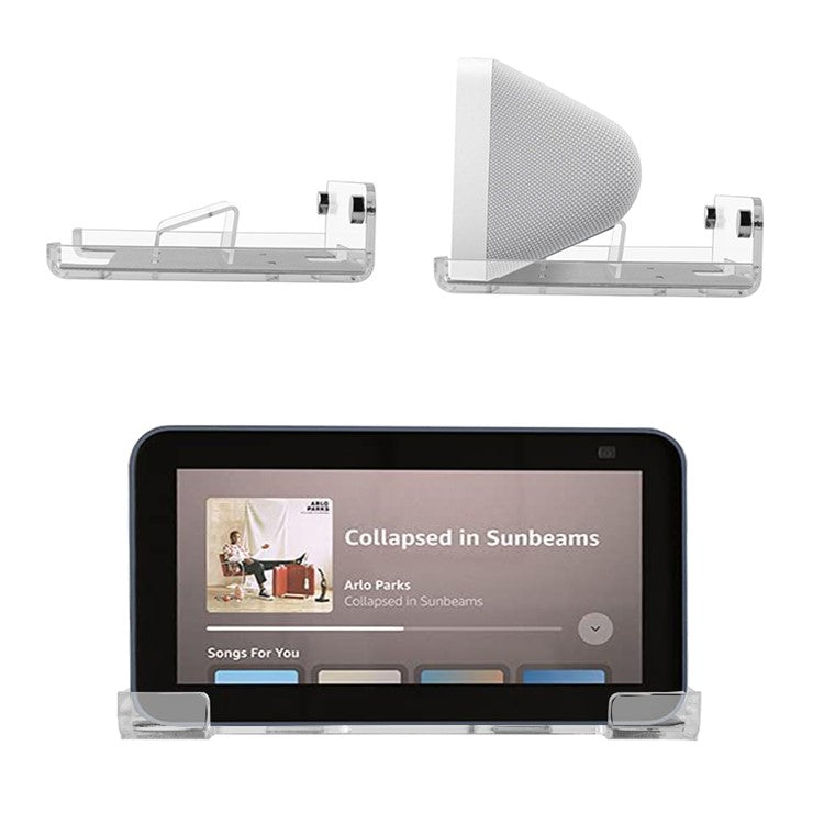 TXESIGN For Amazon Echo Show 5 5.5-inch Speaker Wall Mount Shelf Acrylic Holder Rack