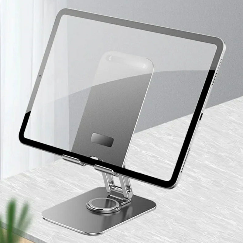 JMARY MK-61 Aluminum Alloy Desktop Phone Stand Rotatable Cellphone Tablet Holder