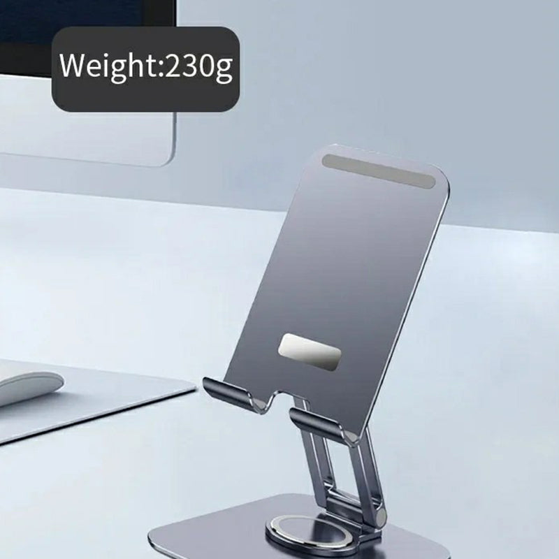 JMARY MK-61 Aluminum Alloy Desktop Phone Stand Rotatable Cellphone Tablet Holder
