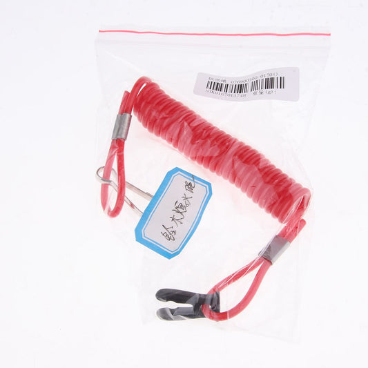 Outboard Engine Motor Kill Stop Switch Tether Cord Lanyard Replacement Rubber for Suzuki
