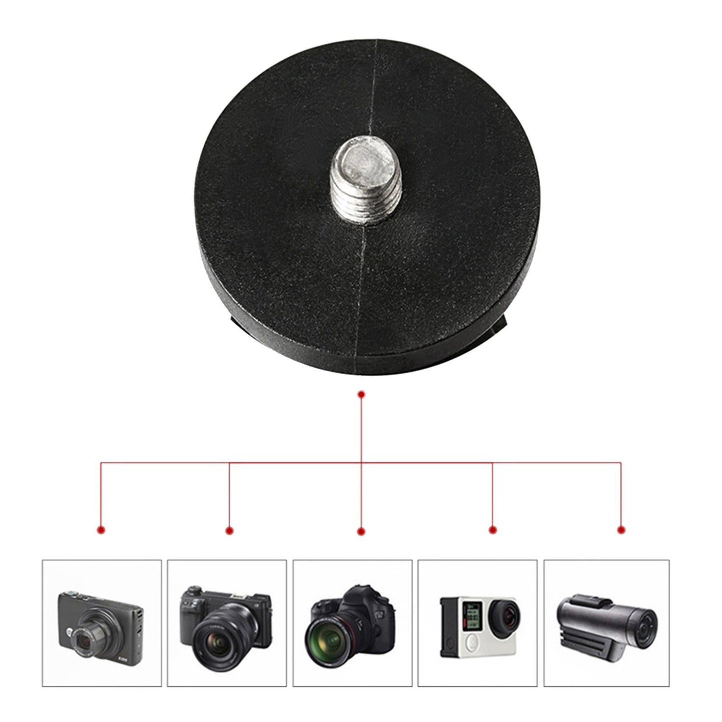 360 Rotation Bike Camera  Mount Stand for GoPro  Mirror bar mount