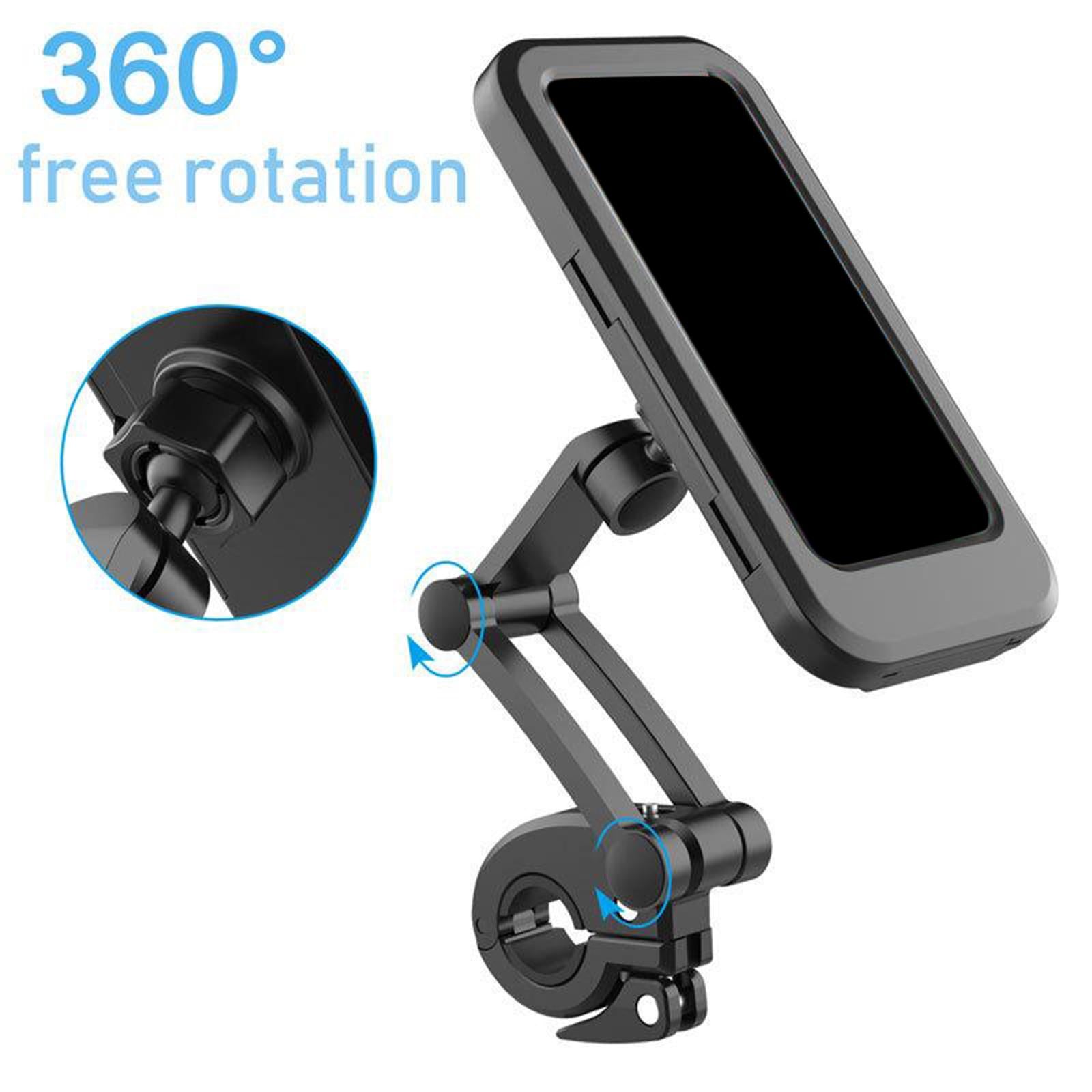 Bike Phone Bag Waterproof Bike Phone Mount Storage Fit Below 6.7 inches