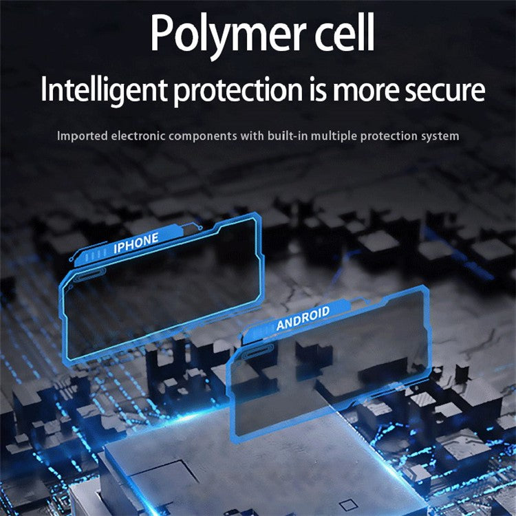 PT16 66W Phone Charging Adapter USB + Type-C Port Car Charger with Type-C and 8-Pin Retractable Cable