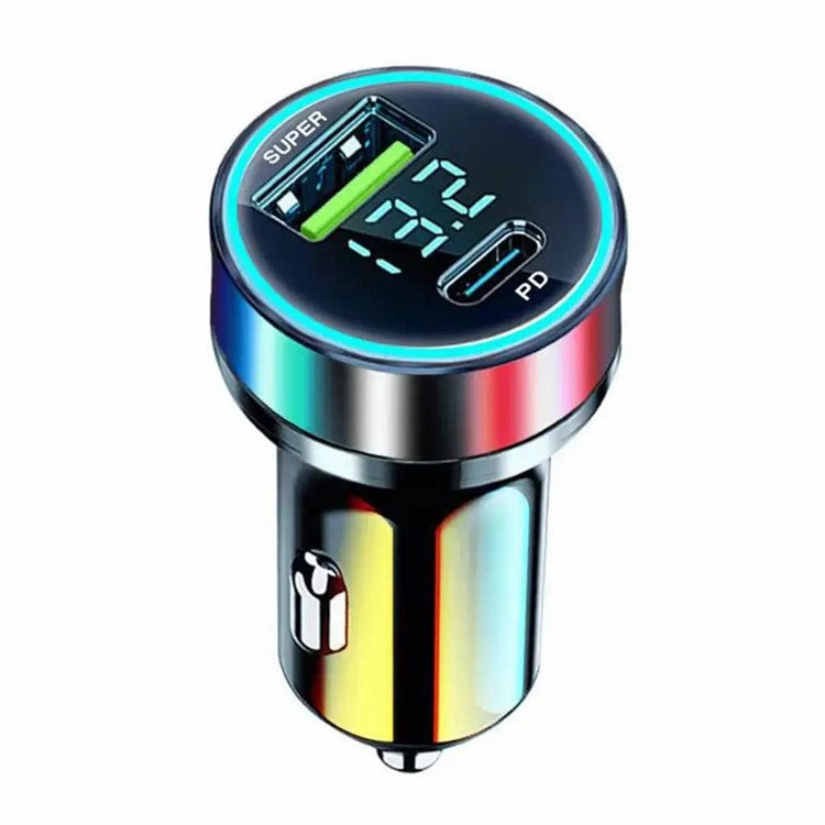 D3-PD 120W USB+Type-C Fast Car Charger Power Adapter for Cell Phone, Tablet, Camera