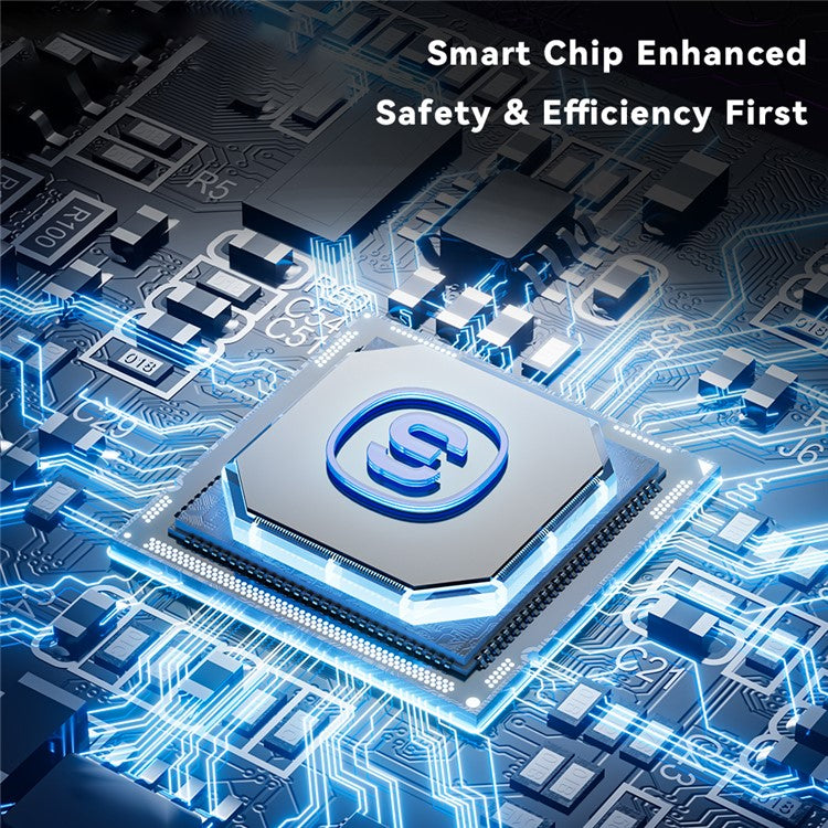 ESSAGER 70W Fast Car Charger 2 USB + 2 Type-C Charger Adapter with LED Light