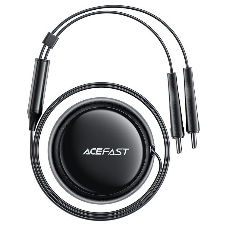 ACEFAST B13 53W USB Car Charger Adapter with 2 Type-C Retractable Charging Cable