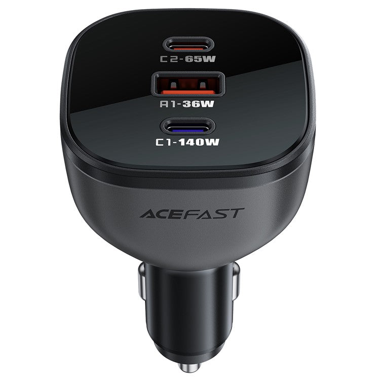 ACEFAST B14 165W USB + Dual Type-C Car Charger Phone Fast Charging Adapter
