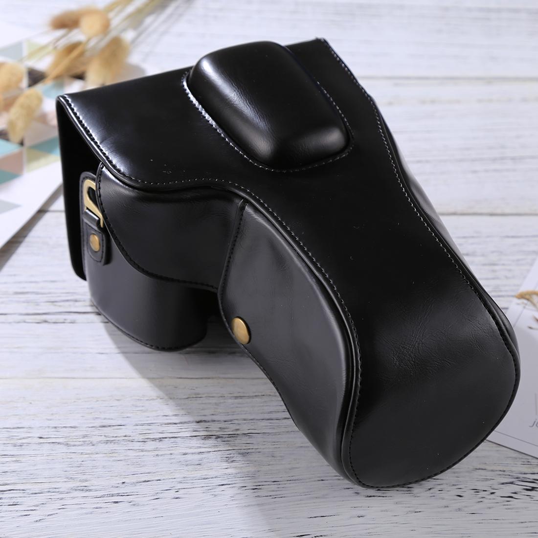 Full Body Camera PU Leather Case Bag for Nikon D5300 / D5200 / D5100 (Coffee)
