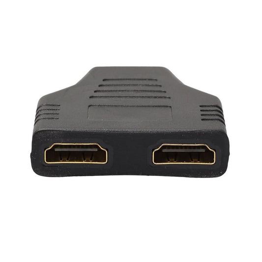 1080P HDMI Male to 2 HDMI Female 1 in 2 out Splitter Cable Adapter Converter, Black