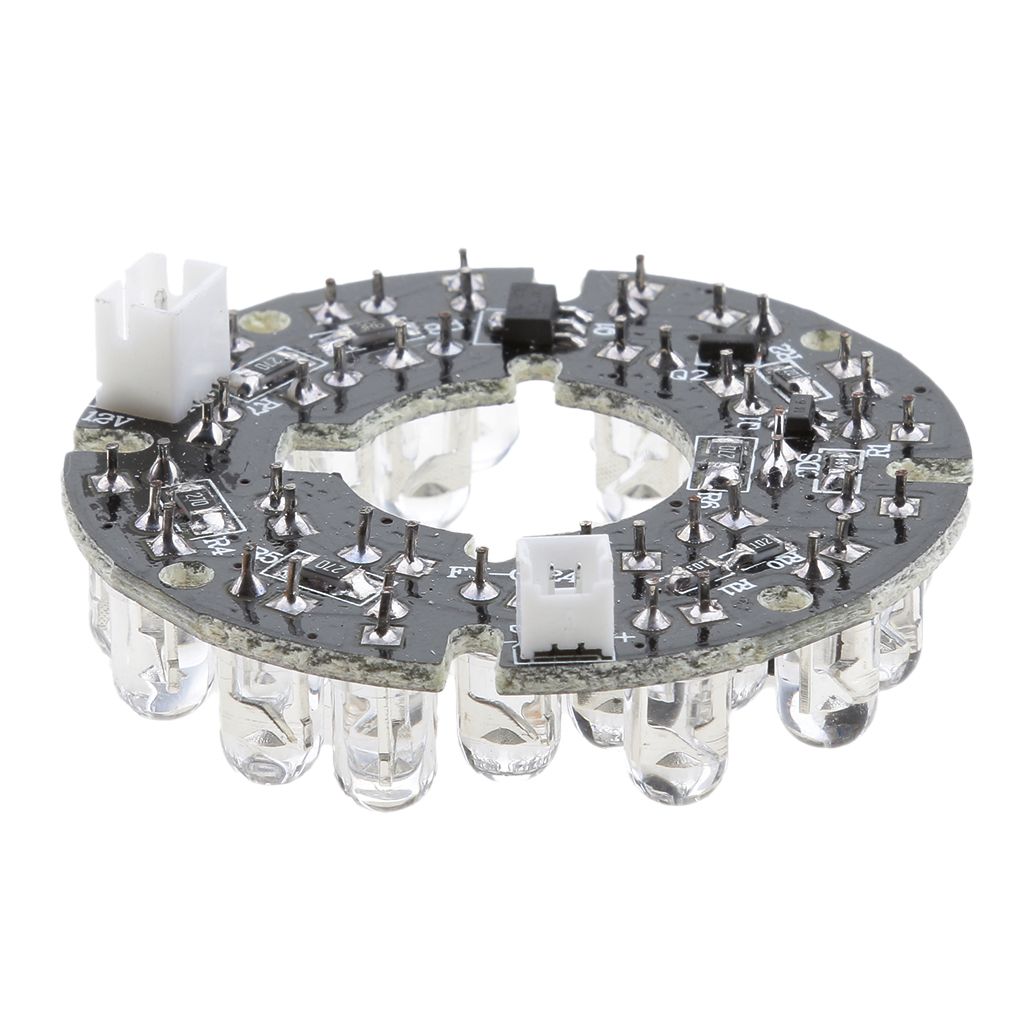 IR 24 LED Light Board Infrared Lamp Board Module for Day Night Vision Camera Security Camera High Definition IR LED