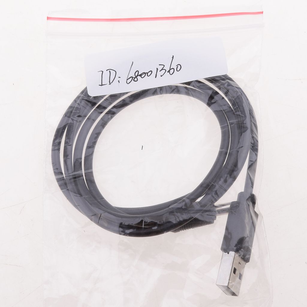 USB DC Power Charging Cable USB-A to 1.7mmx4.0mm DC Tip Plug Charging Cord