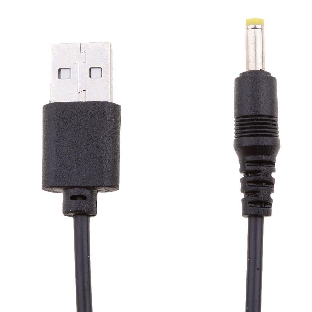 USB DC Power Charging Cable USB-A to 1.7mmx4.0mm DC Tip Plug Charging Cord