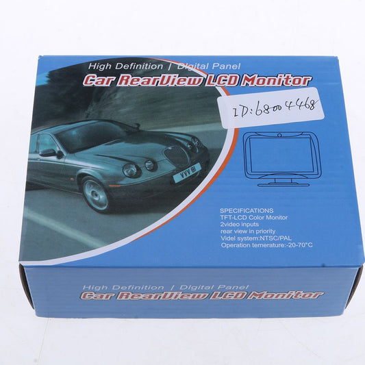 Car Rear View Backup Monitor,4.3 Inch TFT LCD Color Display Car Rear View 180 Degree Adjustable Monitor Screen for Rearview Vehicle Backup Parking Cameras