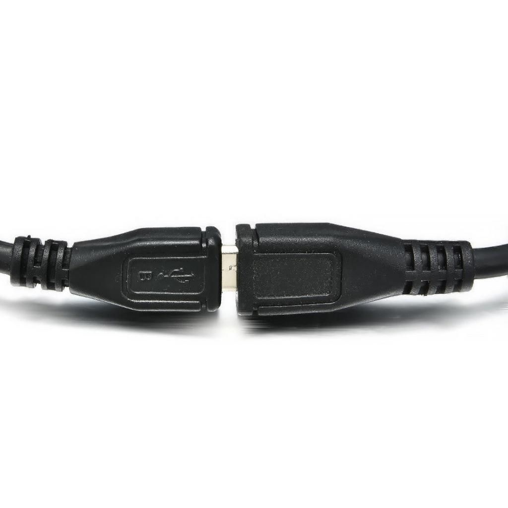 Micro USB Male To Female Extension Extender Data Sync Charging Cable adaptor