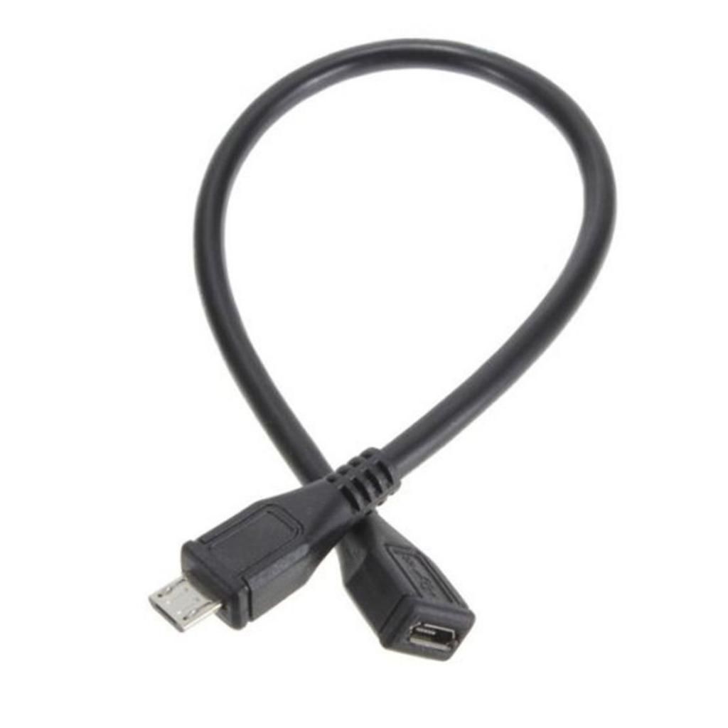 Micro USB Male To Female Extension Extender Data Sync Charging Cable adaptor